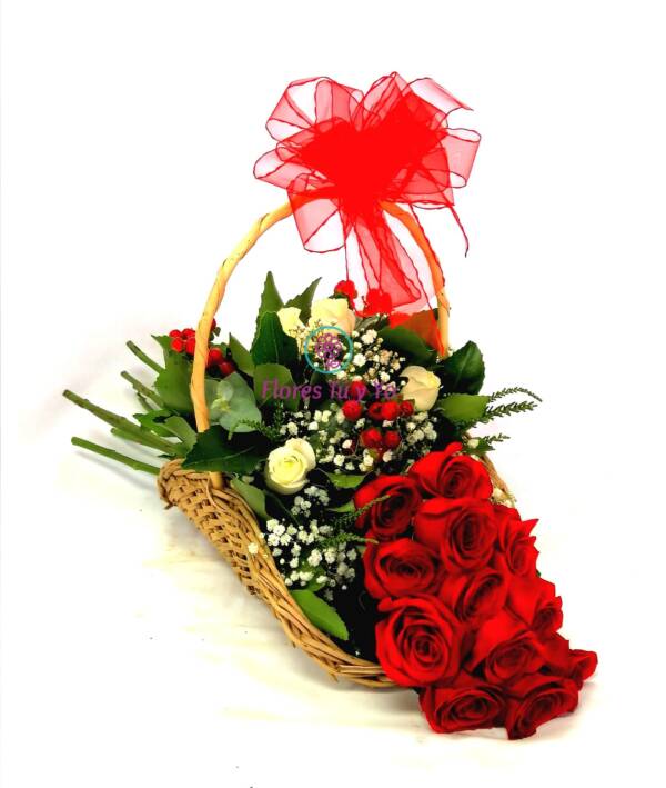 Violetera Con 12 Rosas