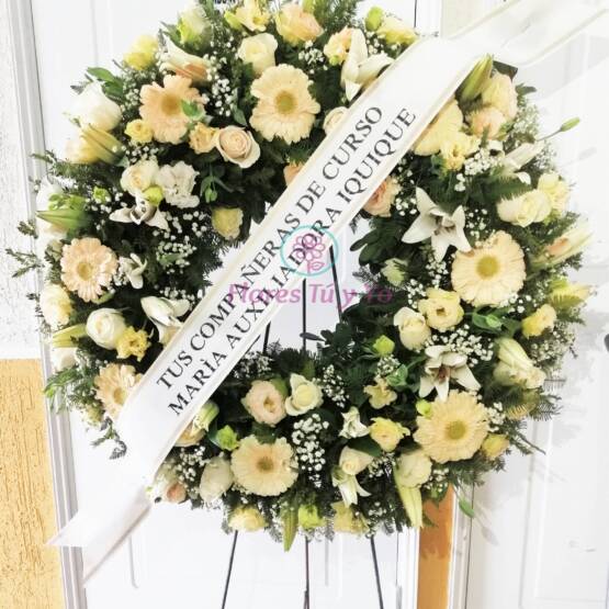 Corona Fúnebre Pastel
